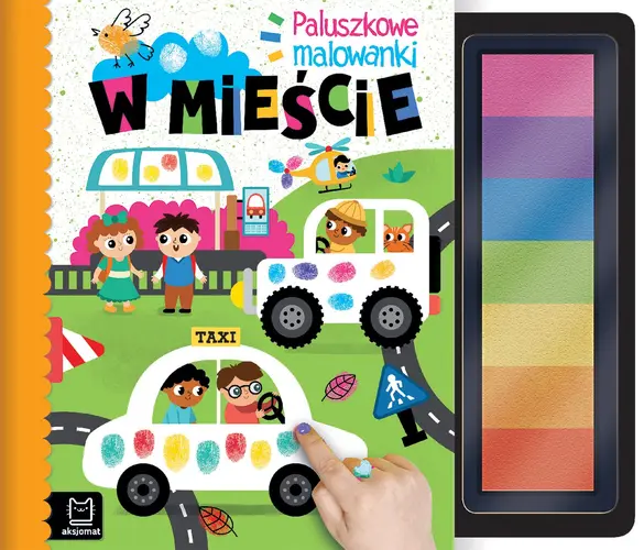 Okładka: Paluszkowe malowanki. W mieście