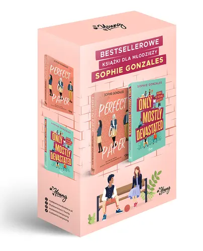 Okładka: Pakiet: Perfect on paper, Only mostly devastated. Prawie w totalnej rozsypce