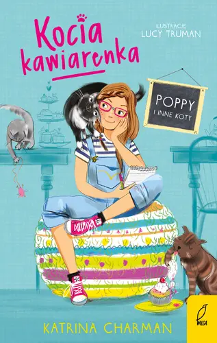 Okładka: Kocia kawiarenka. Poppy i inne koty. Tom 1