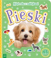 Okładka: Pieski. Książeczka z naklejkami