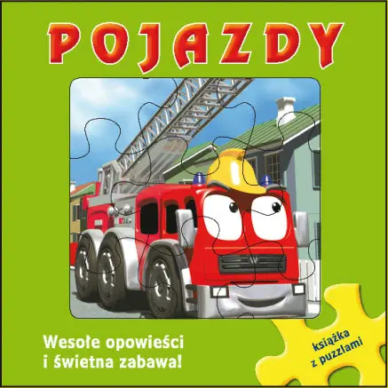 Okładka: Pojazdy. Książka z puzzlami
