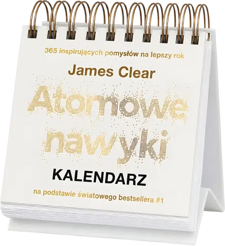 Okładka: Atomowe nawyki. Kalendarz