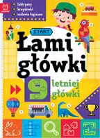 Okładka: Łamigłówki 9-letniej główki. Labirynty, krzyżówki, zadania logiczne