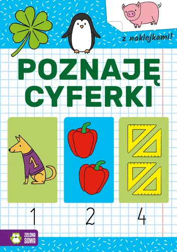 Okładka: Akademia przedszkolaka. Poznaję cyferki