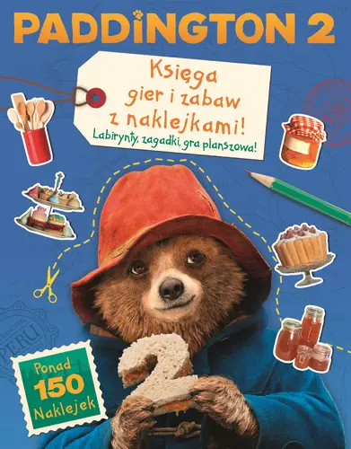 Okładka: Paddington 2. Księga gier i zabaw z naklejkami. 150 naklejek