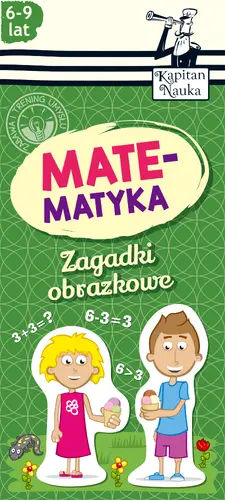 Okładka: Zagadki obrazkowe Matematyka 6-9 lat