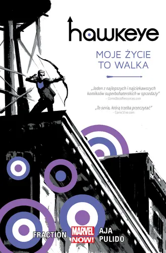Okładka: Hawkeye – Moje życie to walka, tom 1. Marvel Now