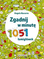 Okładka: Zgadnij w minutę. 1051 łamigłówek