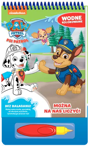 Okładka: Psi Patrol. Wodne kolorowanie cz. 12 Można na nas liczyć