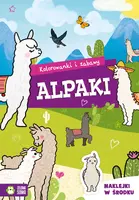 Okładka: Kolorowanki i zabawy. Alpaki