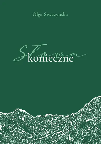 Okładka: Słowa konieczne