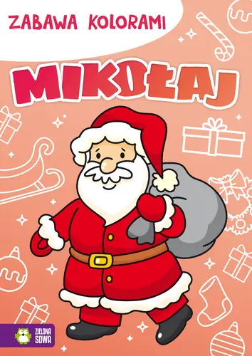Okładka: Zabawa kolorami. Mikołaj