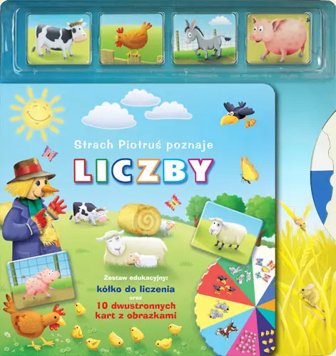 Okładka: Strach Piotruś poznaje liczby