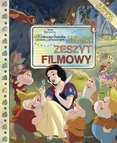 Okładka: Królewna Śnieżka i siedmiu krasnoludków. Wielki zeszyt filmowy