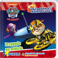 Okładka: Psi Patrol Układanka Kolorowanka Przygoda na orbicie