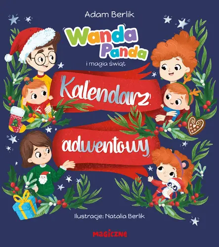 Okładka: Wanda Panda i magia świąt. Kalendarz adwentowy