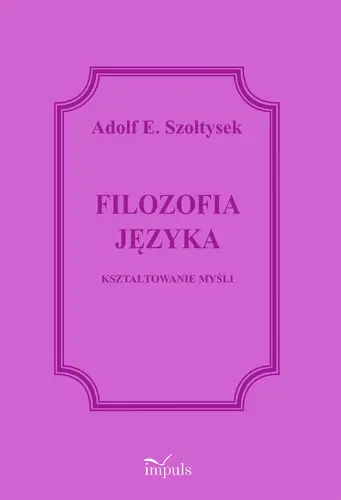 Okładka: Filozofia języka