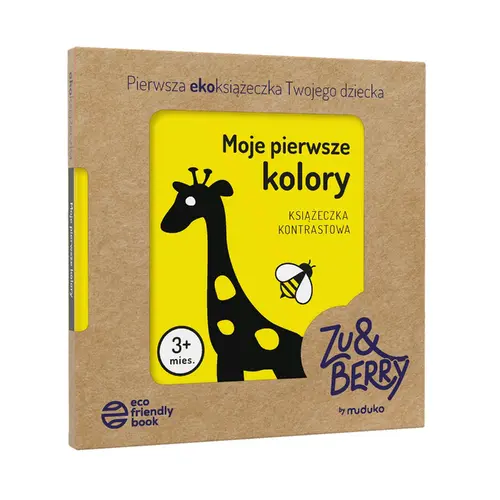 Okładka: Moje pierwsze kolory. Książeczka kontrastowa 3 miesięcy+