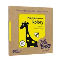 Okładka: Moje pierwsze kolory. Książeczka kontrastowa 3 miesięcy+