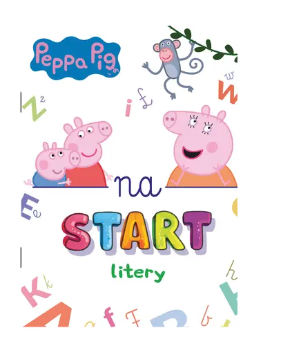 Okładka: Peppa Pig. Na start… Litery