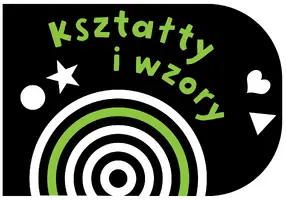 Okładka: Kształty i wzory. Czarno białe
