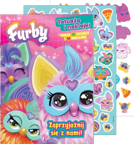 Okładka: Furby. Tatuaże i naklejki