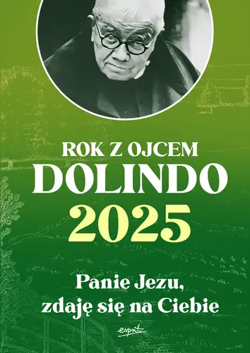Okładka: Kalendarz 2025 - Rok z ojcem Dolindo