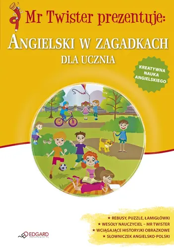 Okładka: Mr Twiater prezentuje - Angielski w zagadkach dla ucznia