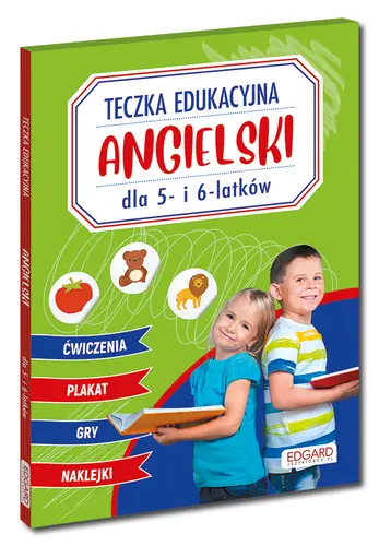 Okładka: Angielski. Teczka edukacyjna. Dla 5- i 6-latków