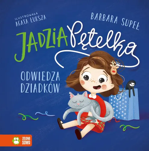 Okładka: Jadzia Pętelka odwiedza dziadków