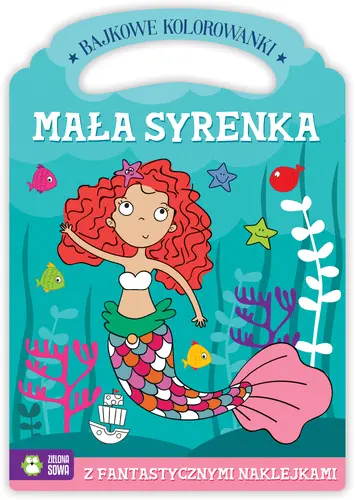 Okładka: Bajkowe kolorowanki. Mała Syrenka