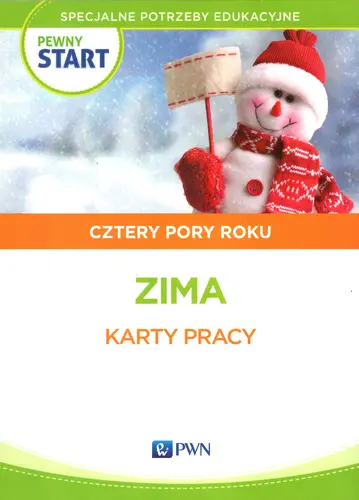 Okładka: Pewny start Cztery pory roku Zima Karty pracy