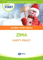 Okładka: Pewny start Cztery pory roku Zima Karty pracy