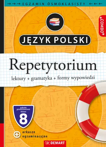 Okładka: Język polski Repetytorium. Egzamin ósmoklasisty