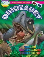 Okładka: Kolorowanki 3D Dinozaury