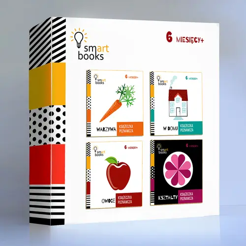 Okładka: Pakiet - Książeczki Poznawcze 6m+