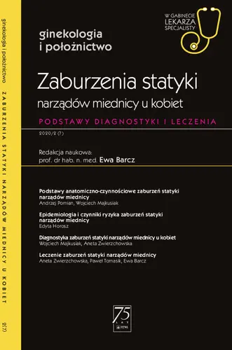 Okładka: Zaburzenia statyki narządów miednicy u kobiet. W gabinecie lekarza specjalisty.