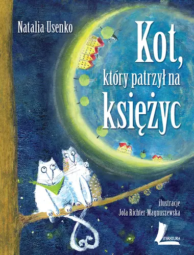 Okładka: Kot, który patrzył na księżyc