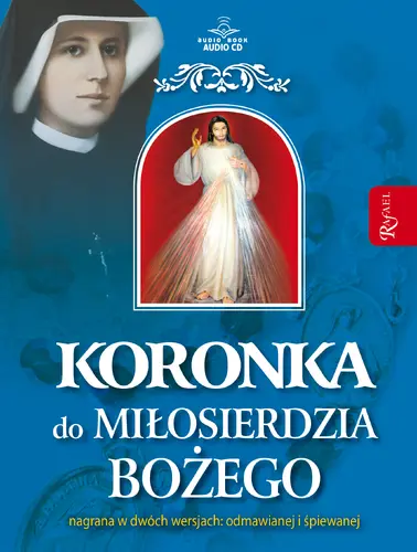 Okładka: Oddajemy w Państwa ręce płytę CD, z Koronką do Bożego Miłosierdzia nagraną w dwóch wersjach: odmawianej i śpiewanej. Dzięki temu wykonaniu w pełni odnajdziemy piękno i bogactwo Koronki do Miłosierdzia Bożego. Możemy płytę wykorzystać do indywidualnej modl