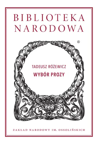 Okładka: Wybór prozy