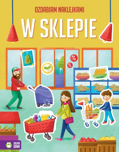 Okładka: Ozdabiam naklejkami. W sklepie