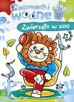 Okładka: Malowanki wodne. Zwierzęta w zoo