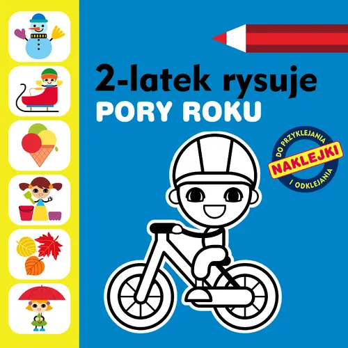 Okładka: 2-latek rysuje. Pory roku