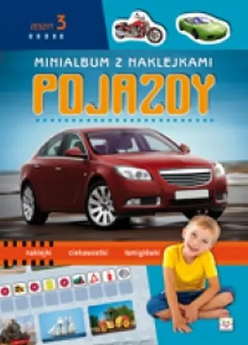 Okładka: Minialbum z naklejkami. Pojazdy cz.3
