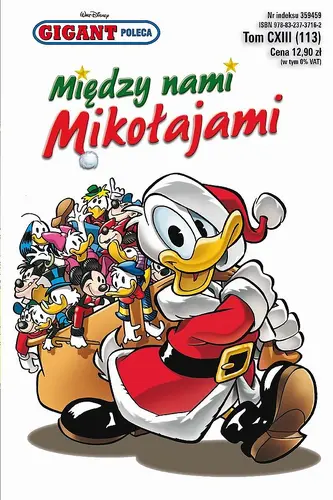 Okładka: Między nami Mikołajami