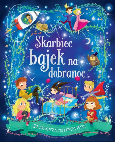 Okładka: Skarbiec bajek na dobranoc