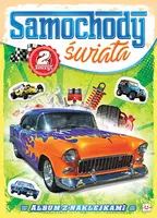 Okładka: Album z naklejkami. Samochody świata cz. 2