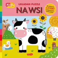 Okładka: Na wsi. Akademia mądrego dziecka. Układam puzzle