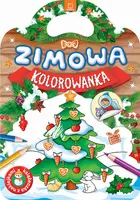 Okładka: Zimowa kolorowanka