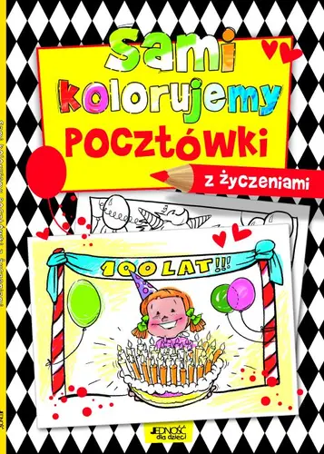 Okładka: Sami kolorujemy pocztówki z życzeniami